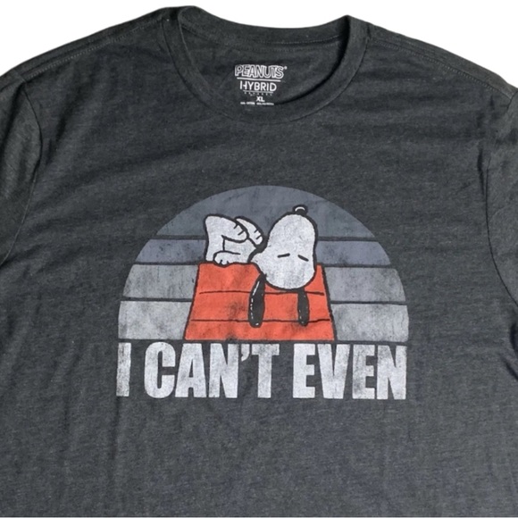 Peanuts Snoopy I Can’t Even Graphic Tee - Picture 1 of 5